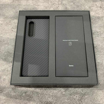 Galaxy Z Fold 3 Kılıf Benks 3 in 1 Suit Kapak Siyah