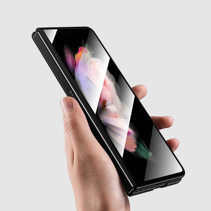 Galaxy Z Fold 3 Kılıf Benks 3 in 1 Suit Kapak Siyah