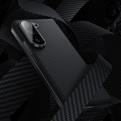 Galaxy Z Fold 5 Benks Combo Üçlü Aksesuar Seti (600D Kevlar Kapak + Corning Ekran Koruyucu + Kamera Lens Koruyucu) Siyah