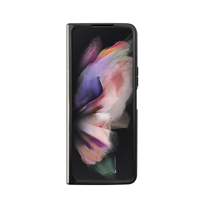 Galaxy Z Fold 5 Kılıf Guess Orjinal Lisanslı Yazı Logolu Glitter Script Kapak Siyah