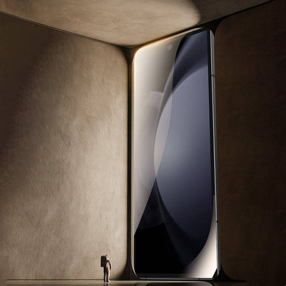 Galaxy Z Fold 6 Benks Glass Warrior HD Cam Ekran Koruyucu + Kolay Uygulama Aparatlı Siyah