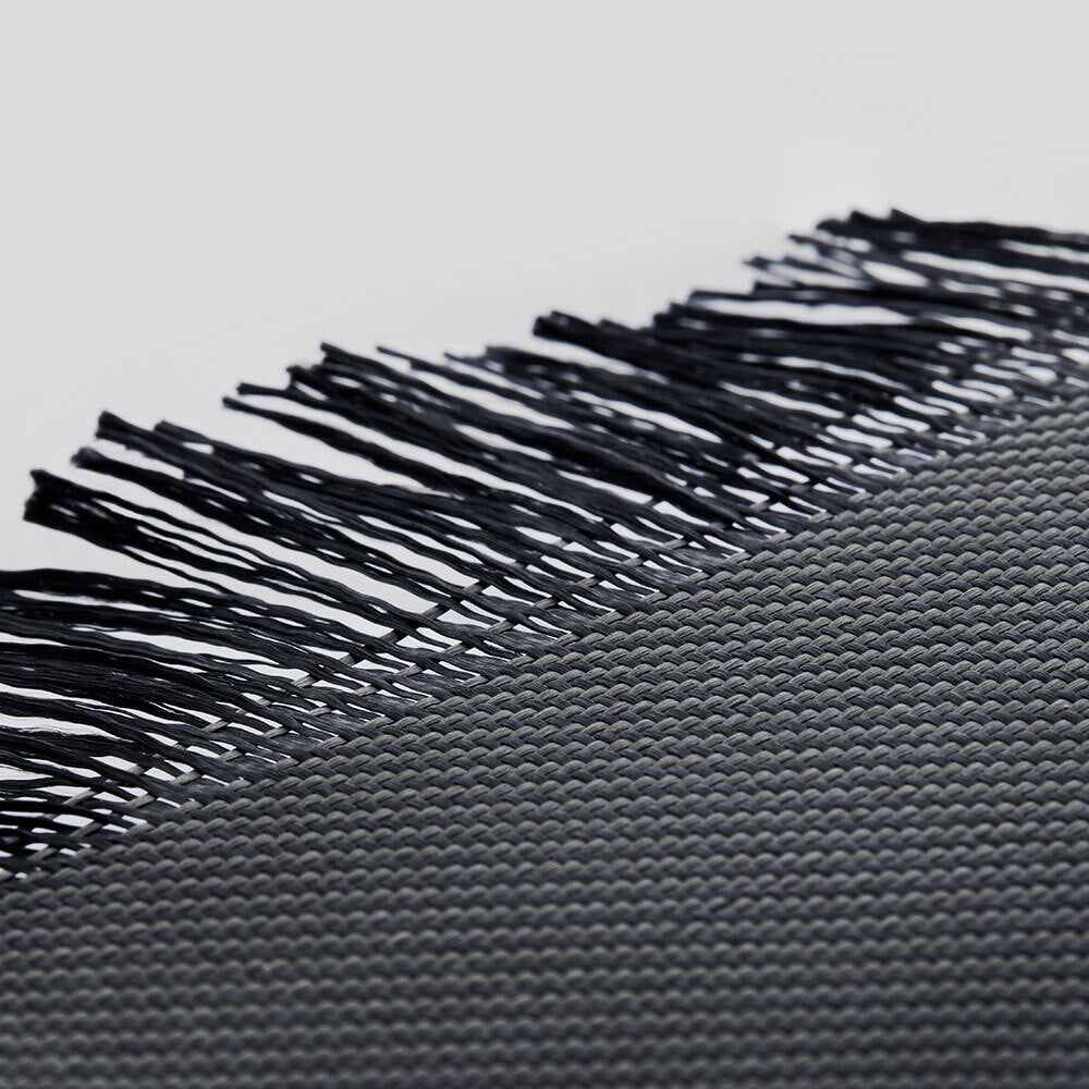 Galaxy Z Fold 6 Kılıf M-safe Şarj Özellikli 600D Aramid Fiber Pitaka Ultra-Slim Classic Serisi Black-Grey Twill Kapak Siyah-Gri