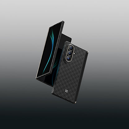 Galaxy Z Fold 7 Benks ArmorAir ArmorGrid Grand Combo Üçlü Aksesuar Seti (Ön Arka Kevlar Kapak + Ekran Koruyucu) Siyah