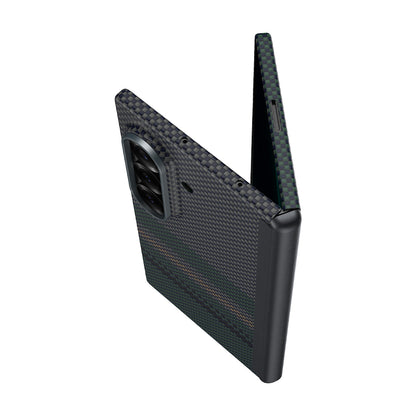 Galaxy Z Fold 7 Benks ArmorAir Aurora Grand Combo Üçlü Aksesuar Seti (Ön Arka Kevlar Kapak + Ekran Koruyucu) Yeşil