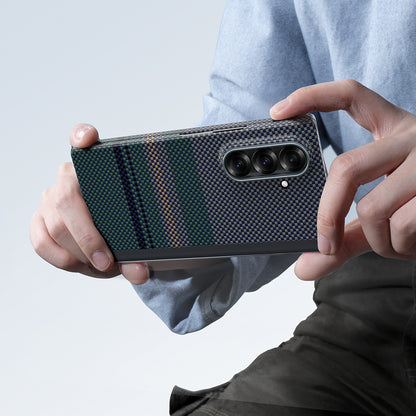 Galaxy Z Fold 7 Benks ArmorAir Aurora Grand Combo Üçlü Aksesuar Seti (Ön Arka Kevlar Kapak + Ekran Koruyucu) Yeşil