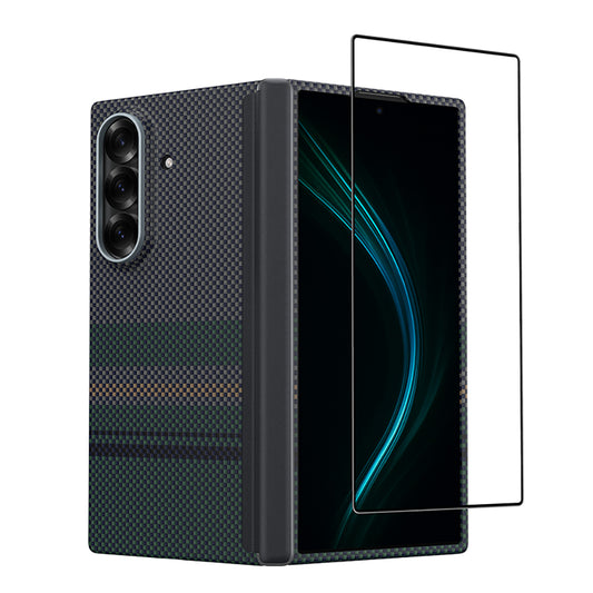 Galaxy Z Fold 7 Benks ArmorAir Aurora Grand Combo Üçlü Aksesuar Seti (Ön Arka Kevlar Kapak + Ekran Koruyucu)