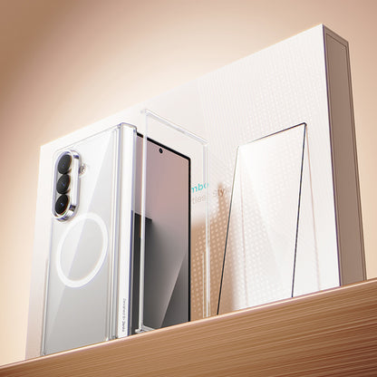 Galaxy Z Fold 7 Benks Crystal Grand Combo Üçlü Aksesuar Seti (Ön Arka Şeffaf Kapak + Ekran Koruyucu)