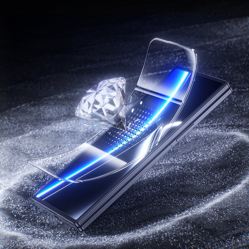 Galaxy Z Fold 7 Benks Glass Warrior HD Cam Ekran Koruyucu + Kolay Uygulama Aparatlı Siyah