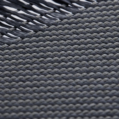 Galaxy Z Fold 7 Kılıf M-safe Şarj Özellikli 600D Aramid Fiber Pitaka Ultra-Slim Classic Serisi Black-Grey Twill Kapak Siyah-Gri