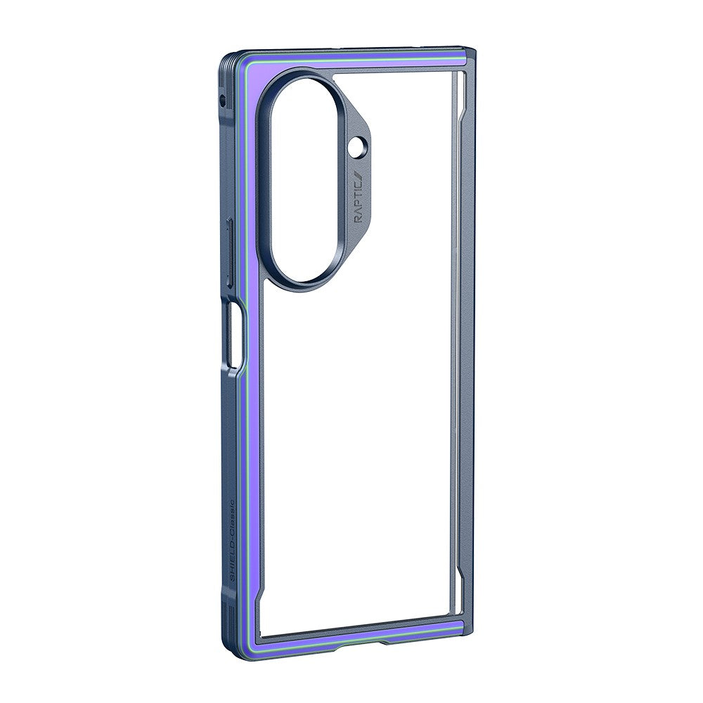 Galaxy Z Fold 7 Kılıf M-safe Şarj Özellikli Airbagli Raptic Shield Serisi Şeffaf Arka Yüzey Kapak