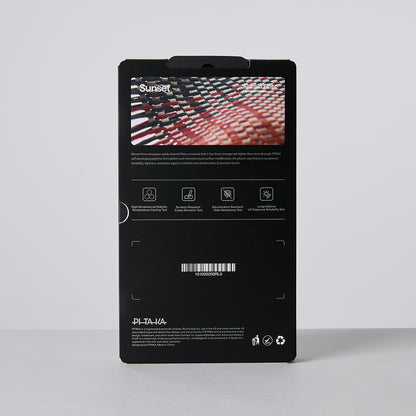 Galaxy Z Fold 7 Kılıf M-safe Şarj Özellikli Aramid Fiber Pitaka Tactile Woven Sunset-Moonrise Serisi Kapak Mavi