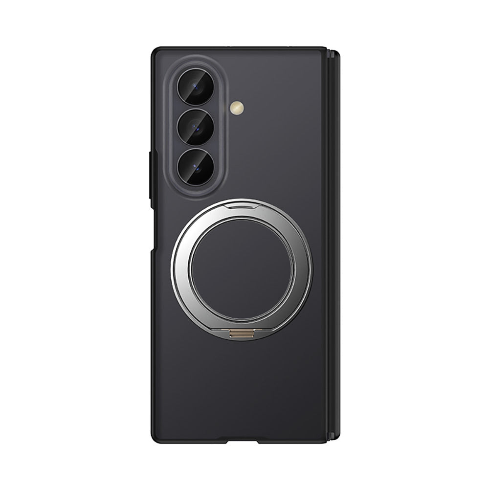 Galaxy Z Fold 7 Kılıf M-safe Şarj Özellikli Arkası Mat Sert PC Wlons Vena Standlı Kapak