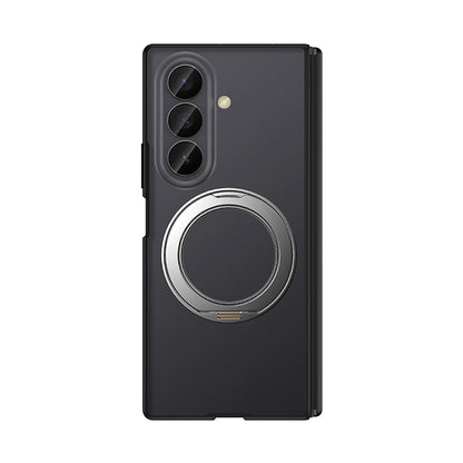 Galaxy Z Fold 7 Kılıf M-safe Şarj Özellikli Arkası Mat Sert PC Wlons Vena Standlı Kapak