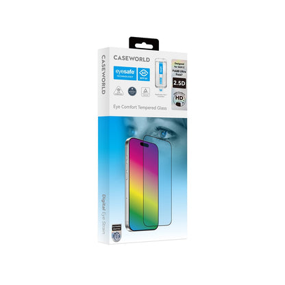 Galaxy Z Fold 8 Ultra CaseWorld Applicator Serisi 2.5D Eyesafe Mavi Işık Teknolojili Safir 0.33mm Temperli Cam Ekran Koruyucu + Uygulama Aparatı