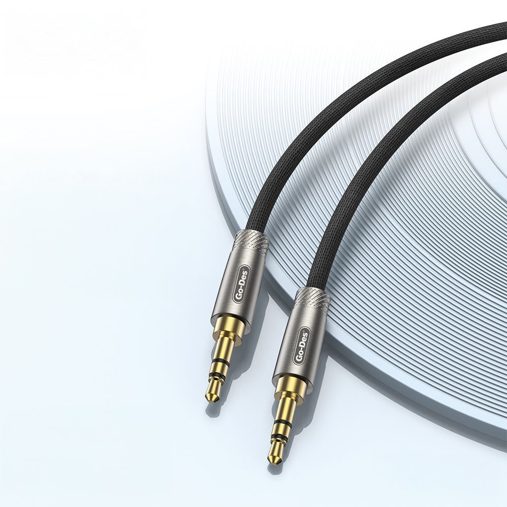 Go Des GAC-101 3.5mm AUX Audio Kablo Gri