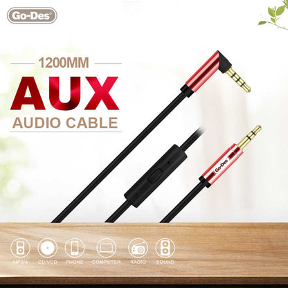 Go Des GAC-207 Aux Audio Kablo Beyaz