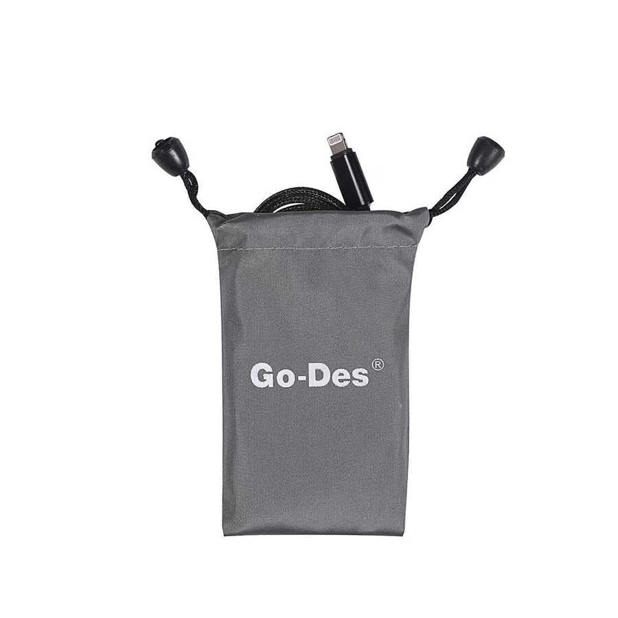 Go Des GAC-301 Lightning Aux Kablo Siyah