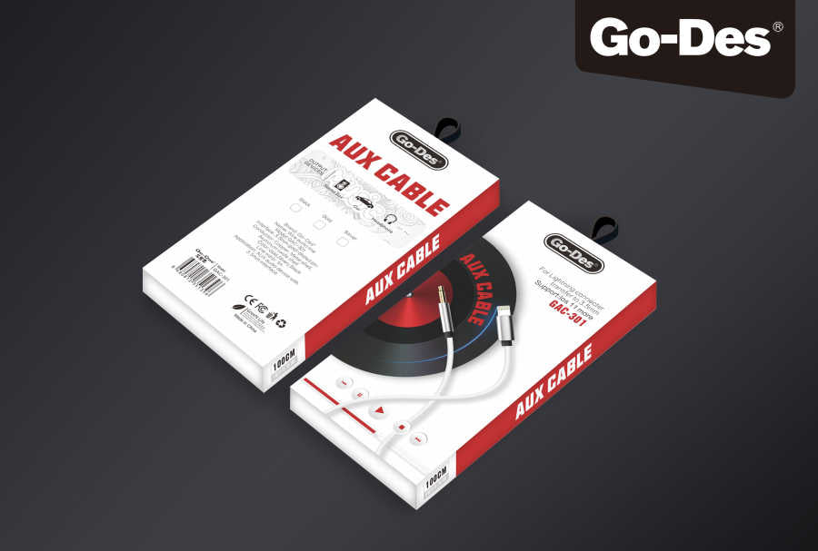 Go Des GAC-301 Lightning Aux Kablo Rose Gold