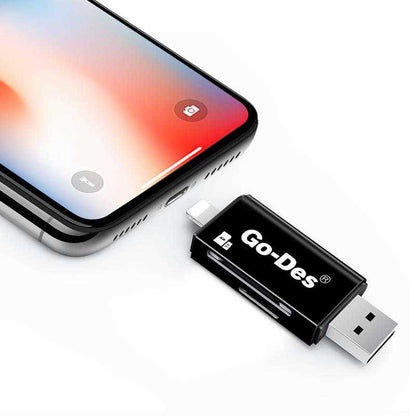 Go Des GD-DK102 Lightning Kart Okuyucu Beyaz