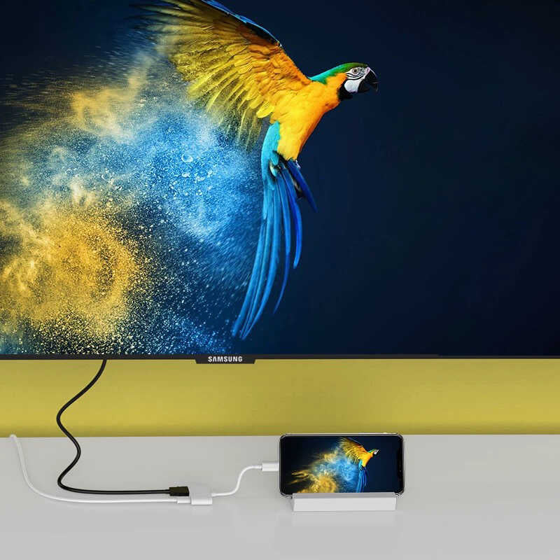 Go Des GD-7565 Lightning Digital TV Adaptör Beyaz