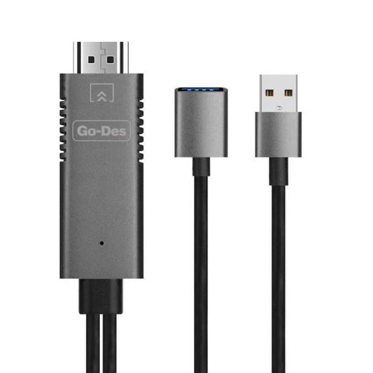 Go Des GD-8271 3 in 1 FHD Kablo Siyah