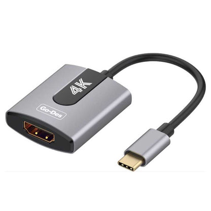 Go Des GD-8279 Usb-C Av Kablo Siyah