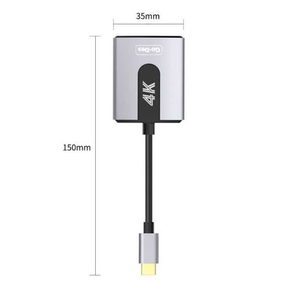 Go Des GD-8279 Usb-C Av Kablo Siyah
