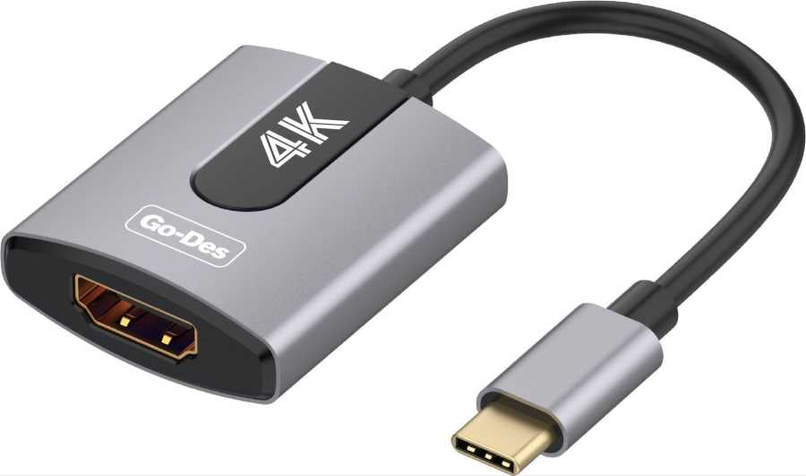 Go Des GD-8279 Usb-C Av Kablo Siyah