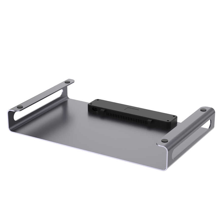 Go Des GD-9126 Hub Destekli Laptop Standı Docking Station Stand Gri