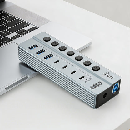 Go Des GD-9212 7 in 1 Çoklu Type-C ve USB Hub