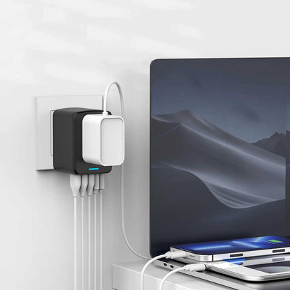 Go Des GD-B616 Çoklu Universal TR/US/UK/AUS/EU Uyumlu Şarj Adaptörü Max 35W Siyah