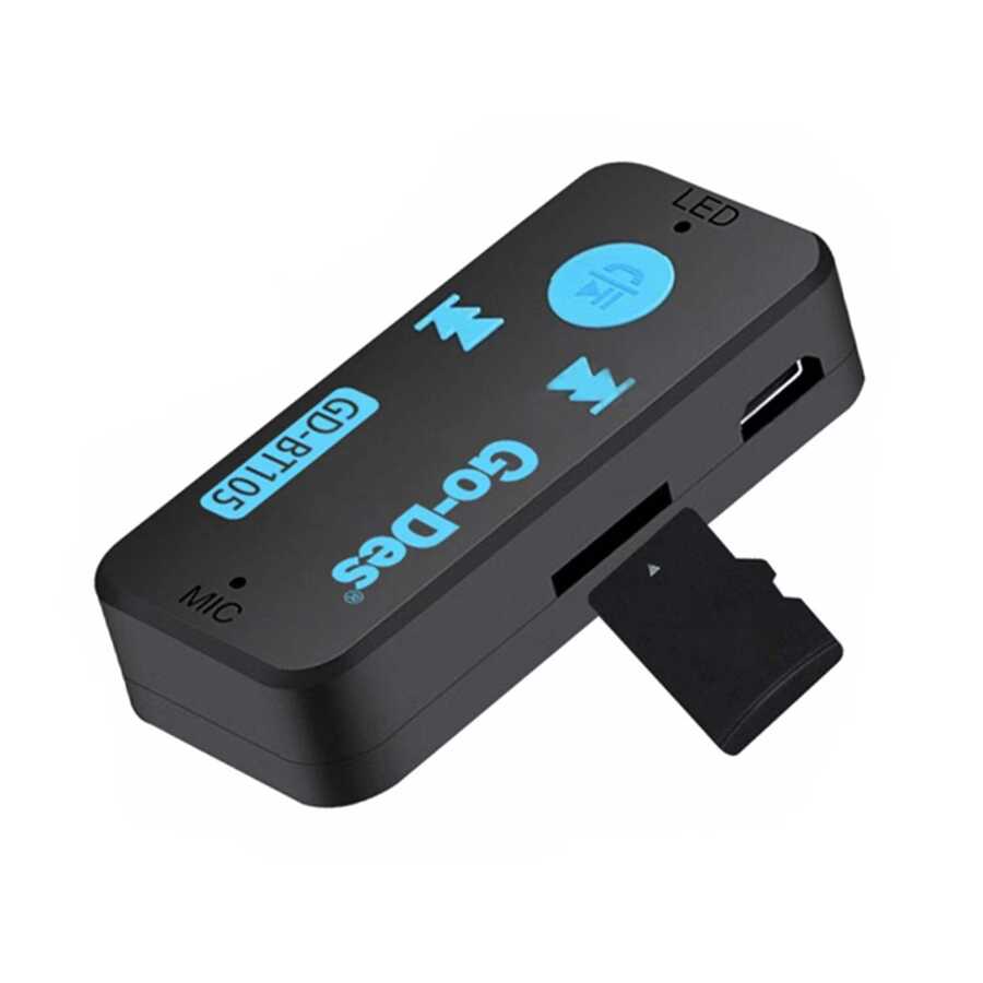 Go Des GD-BT105 Bluetooth Receiver Siyah