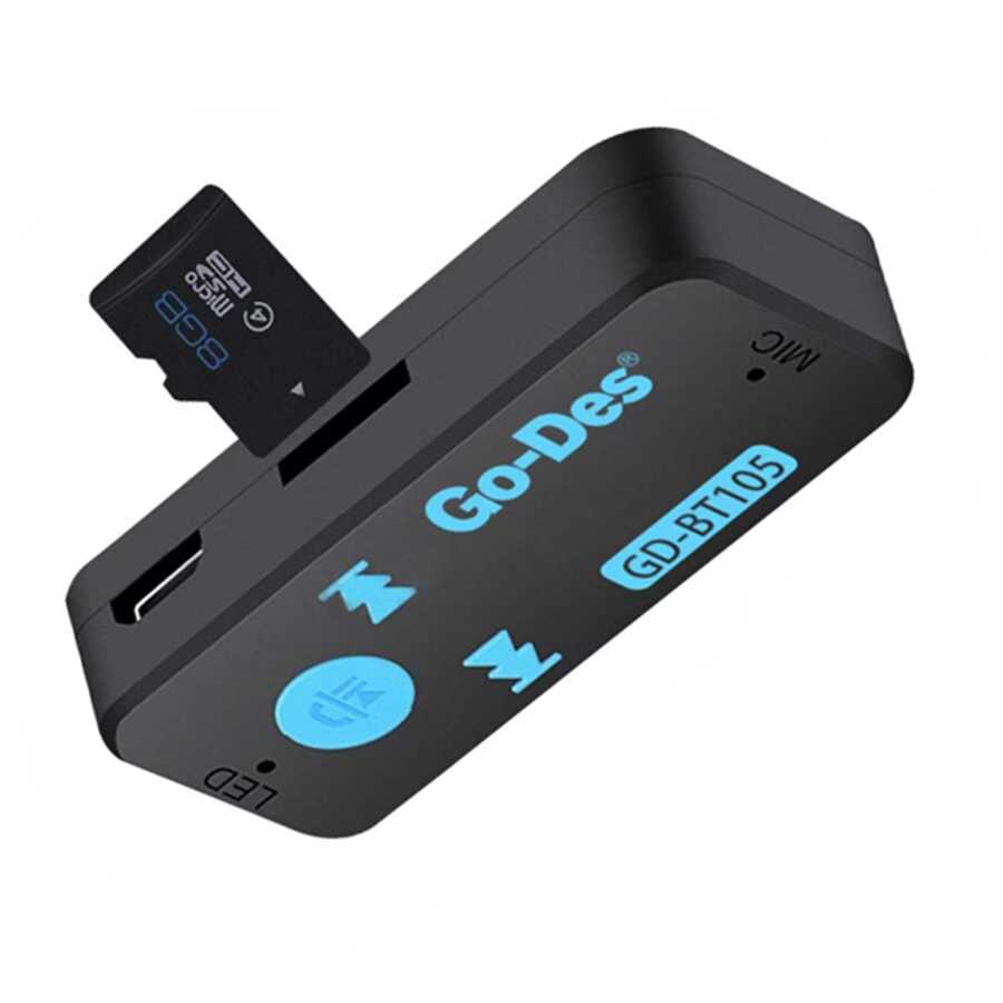 Go Des GD-BT105 Bluetooth Receiver Siyah