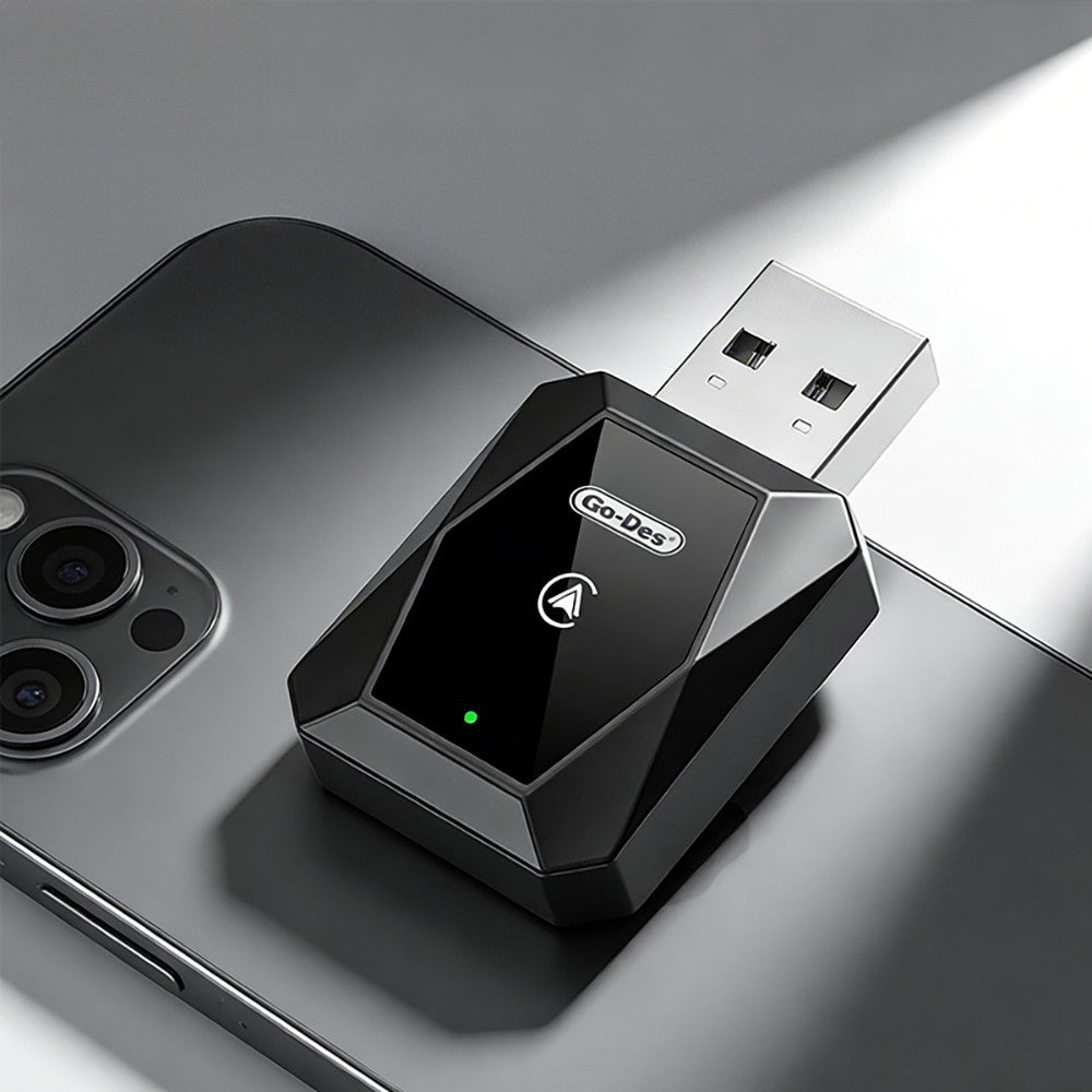 Go Des GD-BT212 Android Auto Destekli CarPlay USB Bluetooth Wireless Transmitter Adaptör