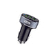 Go Des GD-CC206 3 Usbli Led Işıklı Metal Araç Şarj Başlığı 3.6A Siyah