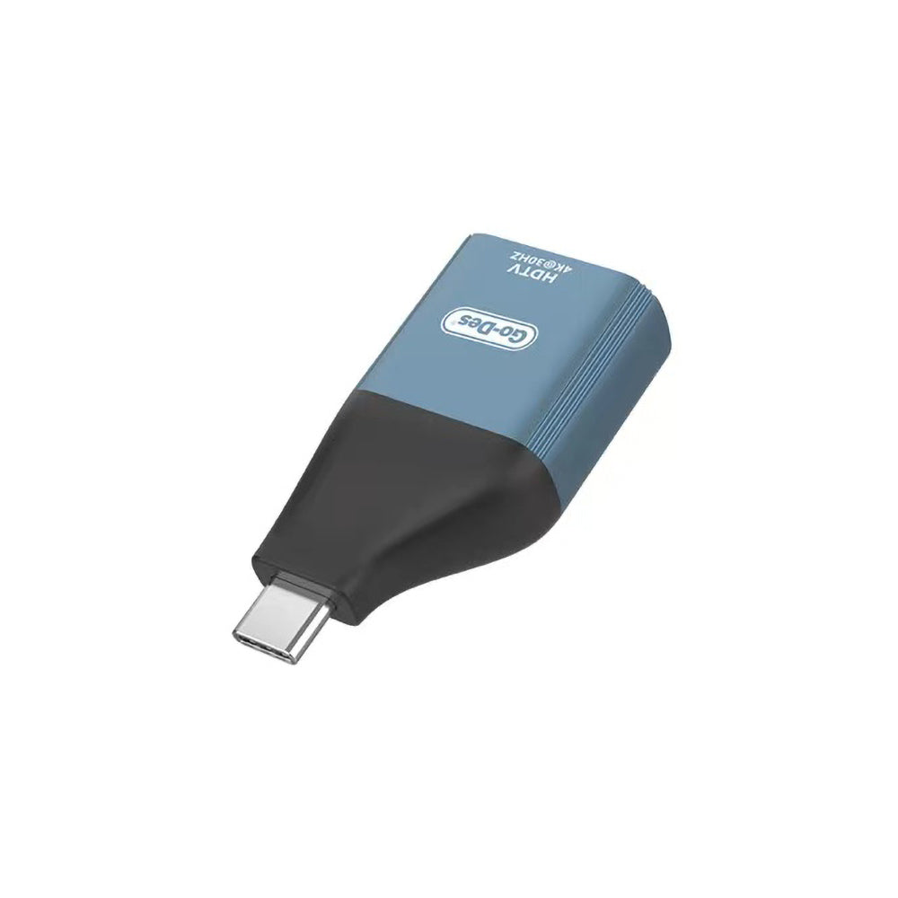 Go Des GD-CT062 HDMI to Type-C Dönüştürücü OTG 4K@30Hz Siyah