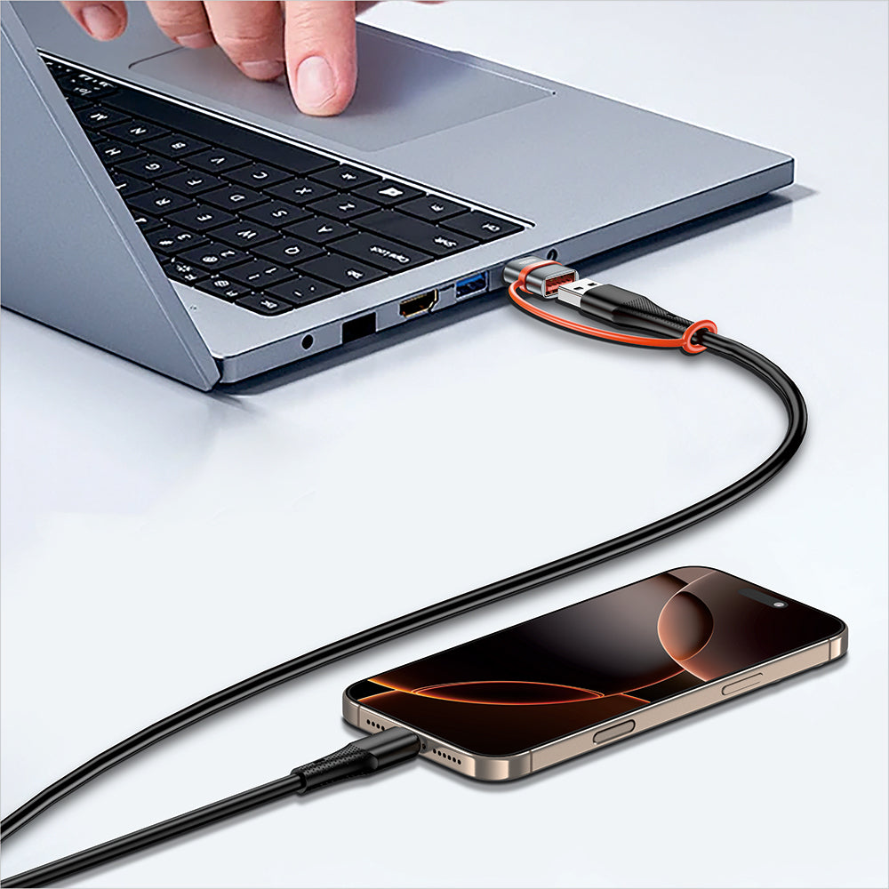 Go Des GD-CT071 Type-C to USB-A OTG Adaptör Gri