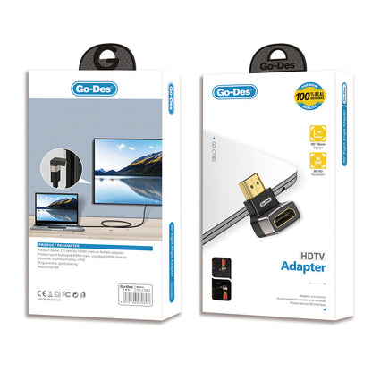 Go Des GD-CT082 HDTV HDMI Adaptör 8K HD 2.1 Versiyon Görüntü Aktarım Cihazı Siyah