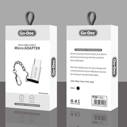 Go Des GD-CT10 Type-C Çevirici Gümüş