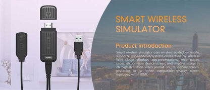 Go Des GD-DM566 Kablosuz HDMI Ses ve Görüntü Aktarıcı Siyah