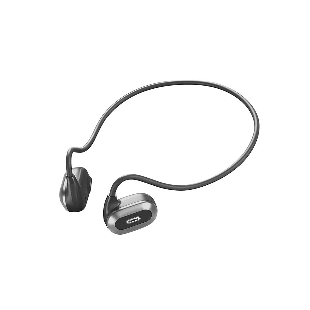 Go Des GD-EP1030 Hava İletim Teknolojili Su Geçirmez Boyun Askılı Sporcu Bluetooth Kulaklığı 1200mAh Siyah