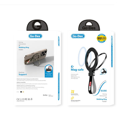 Go Des GD-G062 2in1 Parmak Ring Stand Siyah