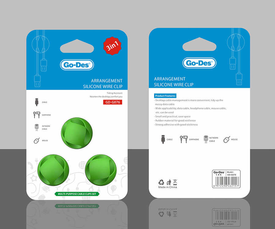 Go Des GD-G076 Kablo Düzenleyici Sarı