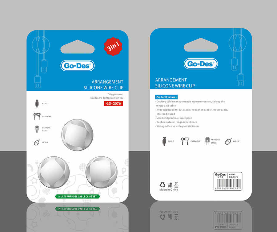 Go Des GD-G076 Kablo Düzenleyici Sarı