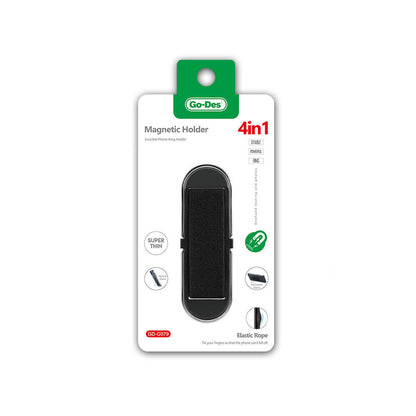 Go Des GD-G079 4in1 Standlı Magnetik Yüzük Tutucu Aparat Siyah