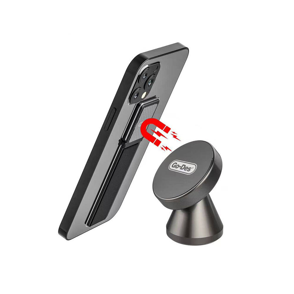 Go Des GD-G086 4in1 Standlı Magnetik Yüzük Tutucu Aparat Siyah