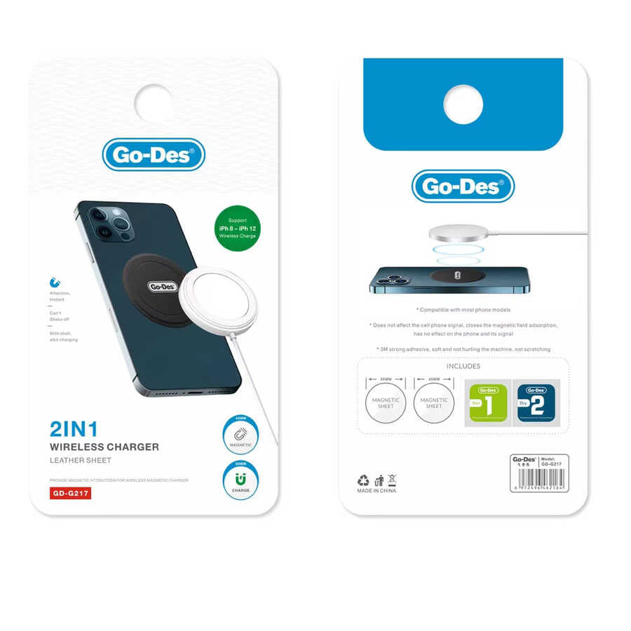 Go Des GD-G217 Magnetik Levha Siyah