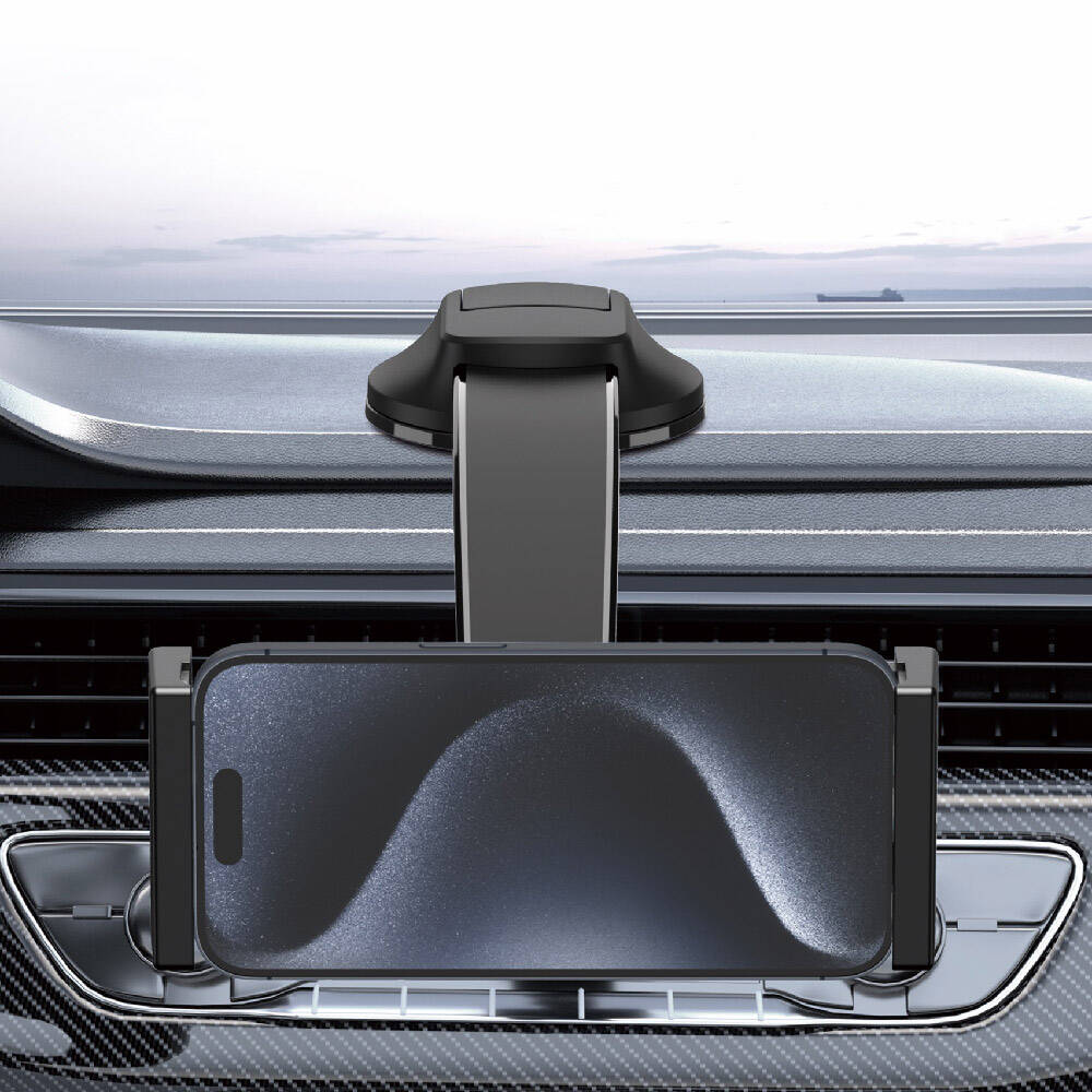 Go Des GD-HD206 Esnek Kol Vantuzlu Tasarım Araç Telefon Tutucu Siyah