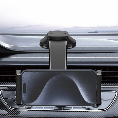 Go Des GD-HD206 Esnek Kol Vantuzlu Tasarım Araç Telefon Tutucu Siyah