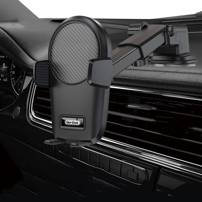 Go Des GD-HD211 2 in 1 Araç Telefon Tutucu Siyah